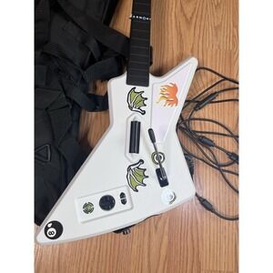Guitar Hero Xbox 360 X-plorer Wired Red Octane Guitar Controller 95065 Working